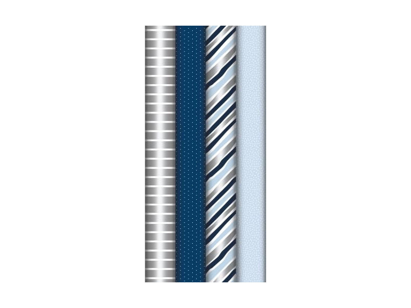 Clairefontaine Papier cadeau 'Excellia bleu', en présentoir