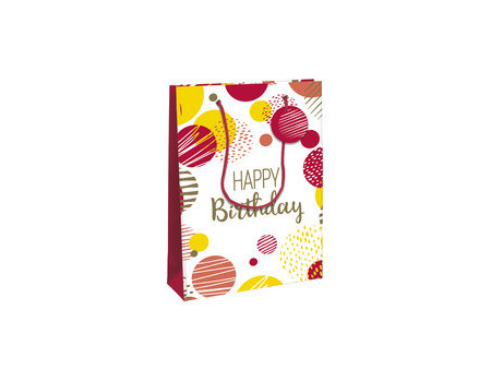 Clairefontaine Sac cadeau 'Happy Birthday rose', large