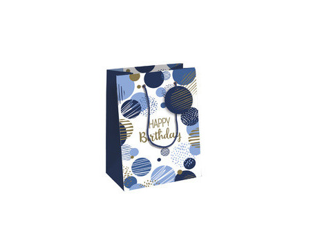 Clairefontaine Sac cadeau 'Happy Birthday bleu', shopping