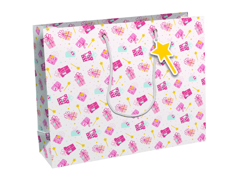 Clairefontaine Sac en papier, grand, rouge