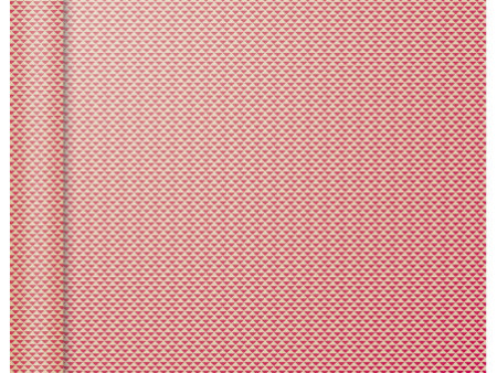 Clairefontaine Papier cadeau 'Tiny Rolls triangles rouges'