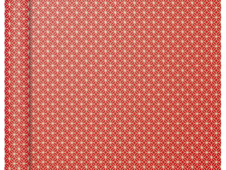 Clairefontaine Papier cadeau 'Tiny Rolls carrés rouges'