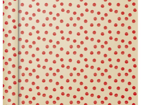 Clairefontaine Papier cadeau 'Tiny Rolls pois rouges'