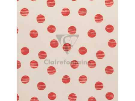 Clairefontaine Papier cadeau 'Tiny Rolls pois rouges'