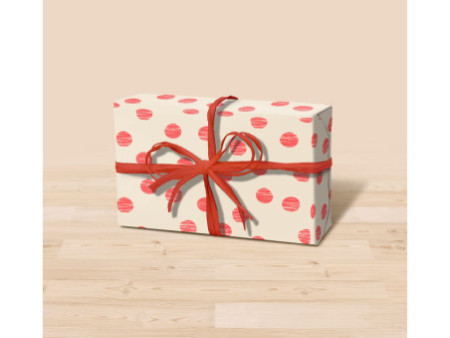 Clairefontaine Papier cadeau 'Tiny Rolls pois rouges'
