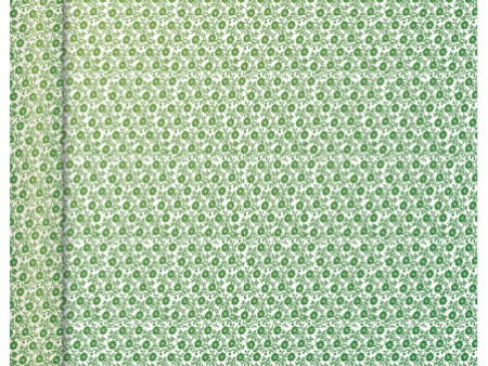 Clairefontaine Papier cadeau 'Tiny Rolls fleurs vertes'