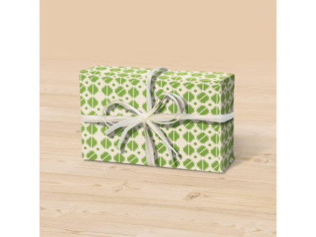 Clairefontaine Papier cadeau 'Tiny Rolls carrés verts'