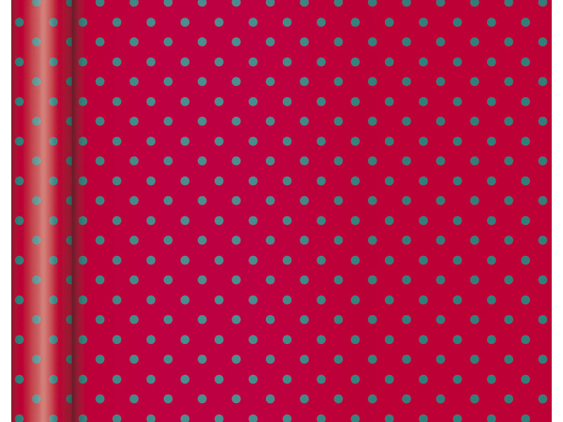Clairefontaine Papier cadeau de Noël 'Tiny Rolls pois'