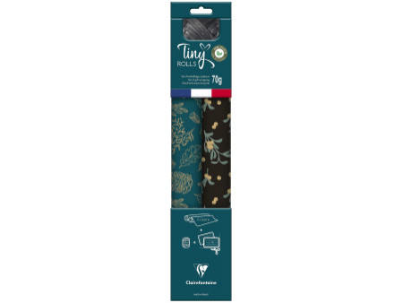 Clairefontaine Set de papiers cadeau de Noël 'Tiny Rolls'