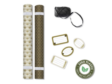 Clairefontaine Set de papiers cadeau de Noël 'Tiny Rolls'