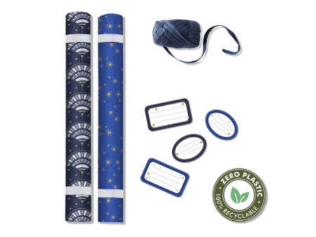 Clairefontaine Set de papiers cadeau de Noël 'Tiny Rolls'