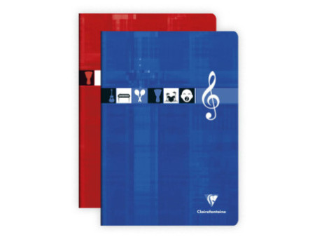 Clairefontaine Cahier piqûre Musique & Chant, A4, 96 pages