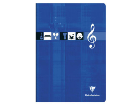 Clairefontaine Cahier piqûre Musique & Chant, A4, 96 pages