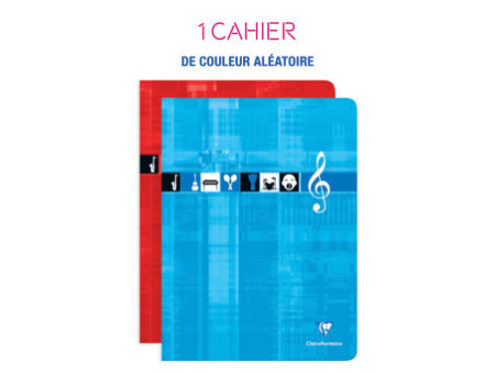 Clairefontaine Cahier piqûre Musique & Chant, 240 x 320 mm