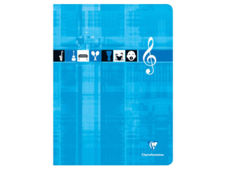 Clairefontaine Cahier piqûre Musique & Chant, 240 x 320 mm