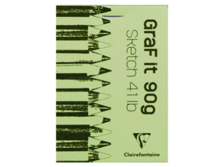 Clairefontaine Bloc à croquis GRAF'IT, A3, assorti