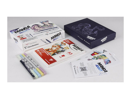 Clairefontaine Set Manga ADDICT, 6 pièces