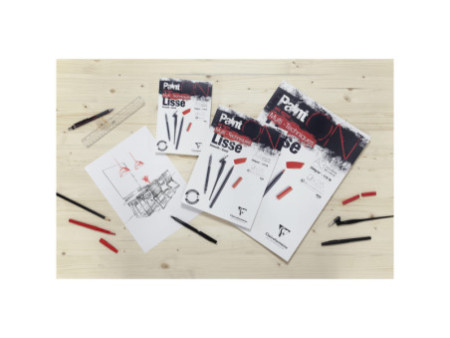 Clairefontaine Bloc papier dessin Paint'ON Lisse, A5, blanc