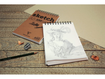 Clairefontaine Bloc croquis SKETCH, A4, 100 feuilles