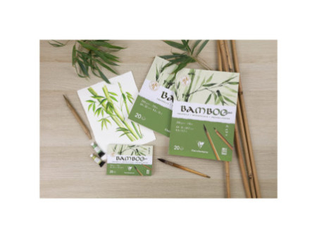 Clairefontaine Bloc de papier aquarelle BAMBOO, 250 g/m2, A3