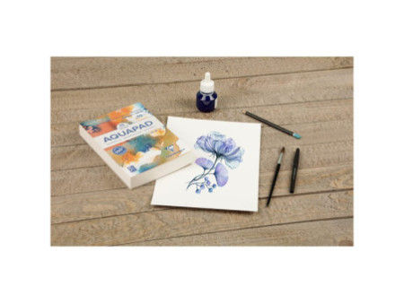Clairefontaine Bloc de papier aquarelle AQUAPAD, 300 g/m2,A4
