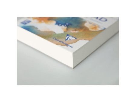 Clairefontaine Bloc de papier aquarelle AQUAPAD, 300 g/m2,A4