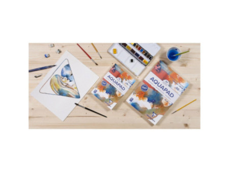 Clairefontaine Bloc de papier aquarelle AQUAPAD, 300 g/m2,A5