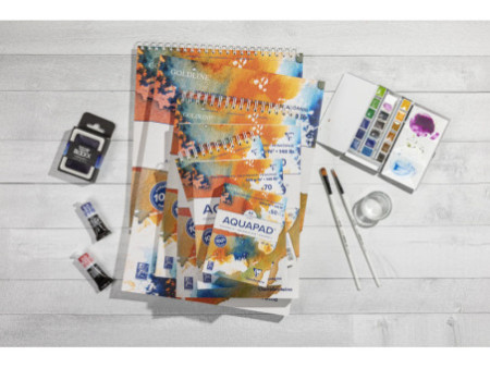 Clairefontaine Bloc de papier aquarelle AQUAPAD, 300 g/m2,A1