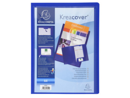 EXACOMPTA Chemise personnalisable Kreacover, PP, A4, assorti