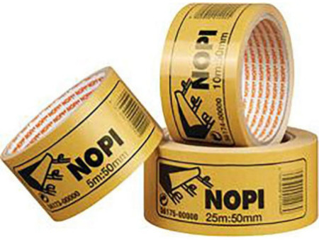 NOPI ruban adhésif double face nopifix en PP, 50 mm x 25 m
