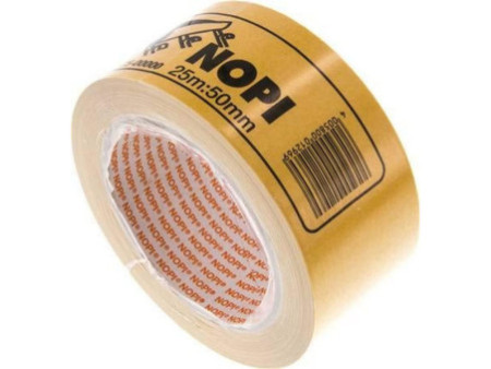 NOPI ruban adhésif double face nopifix en PP, 50 mm x 25 m