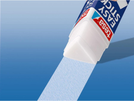 tesa ecoLogo Easy Stick Bâton de colle, 25 g, présentoir cmp