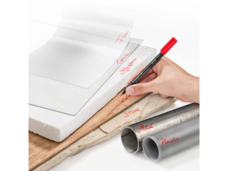 STAEDTLER Marqueur permanent 318F Lumocolor, étui de 4