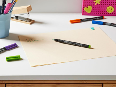 STAEDTLER Marqueur permanent 318F Lumocolor, étui de 6