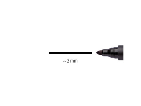 STAEDTLER Marqueur permanent 352 Lumocolor, étui de 4