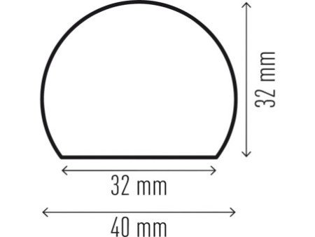 DURABLE Profilé de protection pour les surfaces S30R