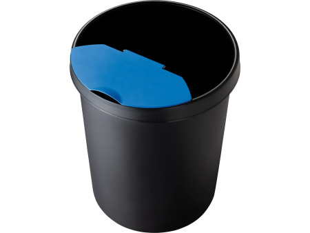 helit Corbeille à papier 'the german', 30 litres, PE, marron