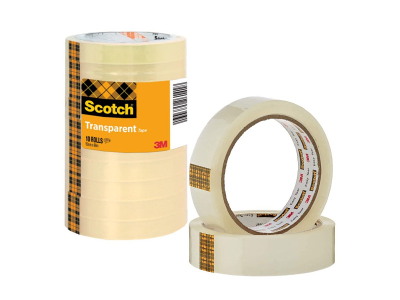 Scotch Ruban adhésif 508, transparent, 15 mm x 66 m