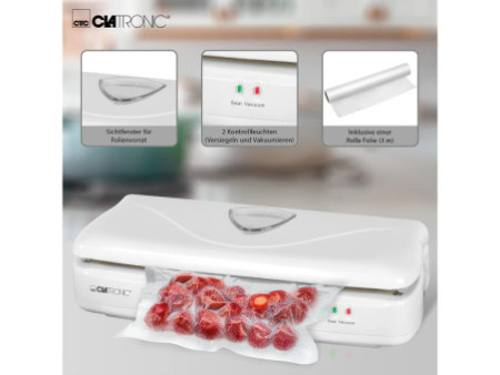 CLATRONIC Appareil à souder les sachets FS 3261, blanc