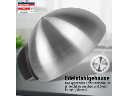 CLATRONIC Cuiseur à oeufs EK 3321, inox / noir
