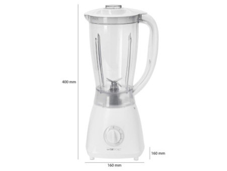 CLATRONIC mixeur blender universel UM 3470, 500 watts, blanc