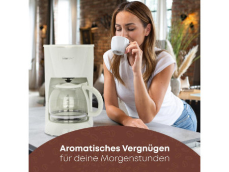 CLATRONIC Machine à café KA 3473, blanc