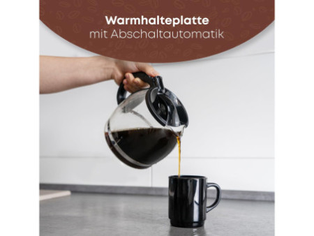 CLATRONIC Cafetière électrique KA 3473, noir