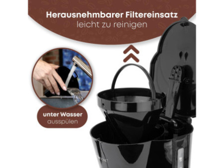 CLATRONIC Cafetière électrique KA 3473, noir