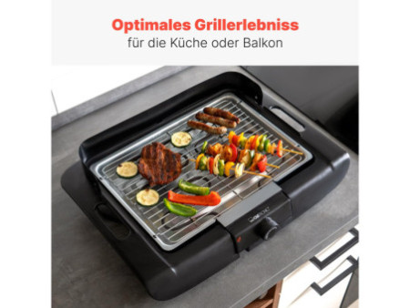 CLATRONIC Grill de table-barbecue BQ 3507, noir