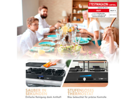 CLATRONIC Four à raclette RG 3518, avec pierre de cuisson