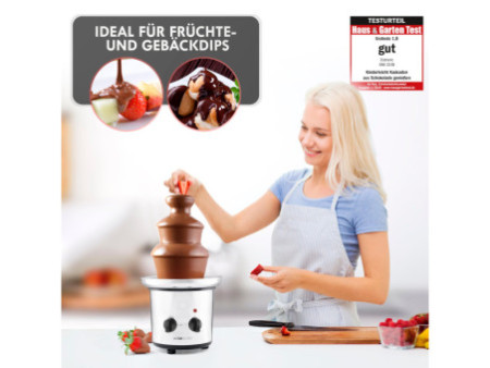 CLATRONIC Fontaine à chocolat SKB 3248, acier inoxydable