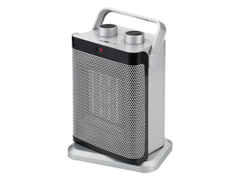CLATRONIC Radiateur soufflant HL 3631, argent, oscillant