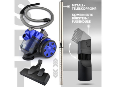 CLATRONIC Aspirateur traineau BS 1308, anthracite/bleu