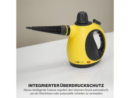 CLATRONIC Nettoyeur vapeur DR 3653, jaune/noir